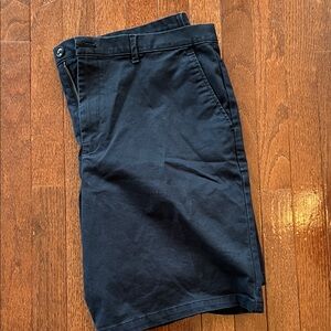 Calvin Klein Dark Navy Flat Front Men's Shorts